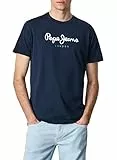 Pepe Jeans Herren Eggo N T-Shirt, Blue (Navy), XL