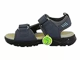 Lurchi Jungen 74l1303003 Sandale, Navy Steel, 30 EU Weit