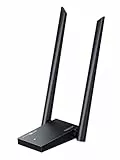 UGREEN AXE5400 WLAN Stick WiFi 6 WLAN Adapter PC Tri-Band 2,4G/5G/6GHz, Einfache Installation, 3dBi Antennen, WPA3, USB WLAN Stick Kompatibel mit Windows 10/11.