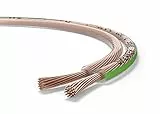 Oehlbach Speaker Wire SP-7 - Stereo HI-FI Lautsprecherkabel - Boxenkabel mit OFC (sauerstofffreies Kupfer) 2 x 0,75 mm² - Mini Spule Lautsprecher Kabel - Glasklar 10 Meter