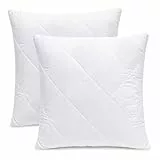 Makimoo Kopfkissen 2er Set, Kissen für Bett und Dekokissen, Polyester Innenkissen Füllkissen for Sofakissen Zierkissen (45 x 45 cm)