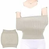 NAROSEBE Nierenwärmer Kaschmir Winter, rückenwärmer gürtel Elastisch, Taille Wärmer Unterstützung Leibwärmer Hüftwärmer Damen Kaschmir Wärmeschutzwinter für Damen Herren (Aprikose)