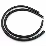 2Stk B-Säule Autotür-Dichtungsstreifen Gummidichtungsstreifen Zierleiste Winddicht Geräuschreduzierung Wetterbeständig für alle Autos
