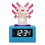 Paladone Minecraft Axolotl Digitaler Wecker mit Nachtlichtfunktion, offiziell Lizenziertes Gaming- und Schlafzimmerdekorationsgeschenk für Kinder und Jugendliche