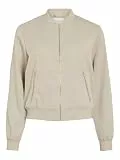 Vila Female Damen Bomberjacke mit Reißverschluss, leichte Übergangsjacke VIBUBBLE Reißverschluss