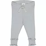 Müsli by Green Cotton Baby - Mädchen Pointelle Leggings, Jasmin Blue, 98 EU