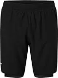 energetics Herren Allen Shorts, Schwarz, M EU