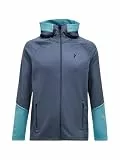 Peak Performance Herren Rider Essentials Hoodie Jacke, mountain mist-deluded vision, XL