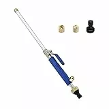 Hochdruck-Hochdruckreiniger mit Jet Nozzle, Hochdruckdüse für gartenschlauch, Jet Power Washer Waterjet Hochdruckreiniger für Gartenschlauch Auto Hausgarten Rasen Terrassen (2 Nozzles)