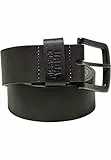Urban Classics Unisex Leather Imitation Belt darkgrey, M