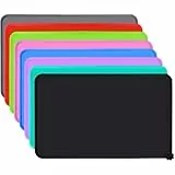 Joytale Silikon-Futtermatte für Hunde, rutschfeste wasserdichte Futtermatte mit erhöhtem Rand für Hunde und Katzen,47 x 30cm,Schwarz