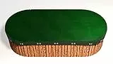 GRASEKAMP Qualität seit 1972 Abdeckplane für Pool oval 800x400cm Planenmaß 880x480cm Sommer Winter