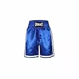 Everlast Männer Sport Boxen Hose Competition Boxing Shorts, Blau/Weiß, M
