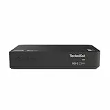 TechniSat HD-S 224+ - Kompakter HD-Satelliten Receiver mit HD+ Senderpaket für 6 Monate (DVB-S2, Timeshift-Funktion, HDMI, USB Mediaplayer, 7-Tage EPG, 12 Voltbetrieb, Fernbedienung) schwarz