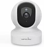 wansview 2K Kamera Überwachung innen - WLAN IP Camera, 2.4Ghz WLAN Kamera Indoor, WiFi Camera Indoor mit 2-Wege-Audio, Nachtsicht für Innenkamera mit Bewegungserkennung, Q5 Weiß