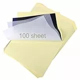 TOSAVGA 100 Blatt Tattoo Transferpapier, A4 Stencil Papier, Tattoo Papier, Tattoo Papier zum Bedrucken, Transferpapier Tattoo für Den Kommerziellen und Persönlichen Gebrauch, stencil papier tattoo