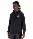 New Balance Essentials Stacked Logo French Terry Full Zip Sweatshirt S
