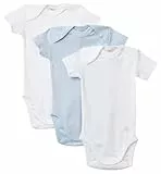 United Colors of Benetton Baby-Jungen Set 3 Body 3gi70b079 Strampler Mädchen, Weiß, 86
