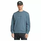 G-Star Herren G-Script Logo Sweatshirt, Blau (avio D26407-D257-1820), M