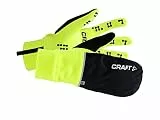 Craft Radhandschuh Lang 2 In 1 Hybrid Weather Gloves, Flumino/Black, M