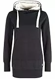 OXMO Jenny Damen Kapuzenpullover Hoodie Pullover mit Kapuze, Größe:M, Farbe:Black (70155)