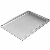 Universal Edelstahl Plancha Grillplatte 27x20CM Universal BBQ Plancha Grillpfanne passend für Weber Gasgrill und Holzkohlegrill,Rechteckig, massiv