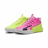 PUMA Erwachsene Dagger 2 Mid Basketballschuhe 44, Lime Squeeze Bright Aqua Black Yellow Blue