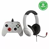 PDP XBX BUNDLE Rematch CONTROLLER and Airlite verkabelt Kopfhörer Radial weiß für Xbox Series X|S, Xbox One, Offiziell Lizenziert