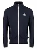 ROADSIGN australia Herren Sweatjacke mit Stehkragen & Reißverschluss, Baumwollmischung, sportlicher Stil Navy, L