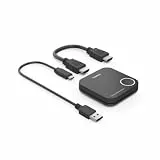 Hama Display Adapter (HDMI, Full HD 1080p, kabellose Übertragung von Audio-, Video- und Signaldaten, Dongle mit Kabel, hohe Übertragungsqualität)