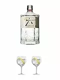 Roku Japanese Craft Gin Gin 0,7 Liter + Ballon Bistro Cubata GIN Glas 1 Stück + Ballon Bistro Cubata GIN Glas 1 Stück