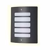 BRILLIANT Todd Außenwandleuchte anthrazit – wetterfeste Außenlampe – Wandlampe außen für Hauswand, Eingang & Garten – E27 Sockel