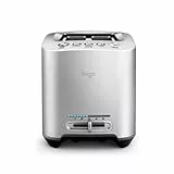 Sage - The Smart Toast - 2-Scheiben - Toaster mit Extra-Breiten Schlitzen - 5 Einstellungen, Schnelle Reinigung, Absenken auf Knopfdruck - Bräunungsgradkontrolle, Liftfunktion - Gebürstetes Aluminium
