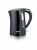 Severin 3498 Wasserkocher schnurlos Schwarz Fassungsvermögen: 1.5l