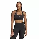 adidas Women's Powerreact Training Medium-Support Bra Sport-BH, Black, M D-DD