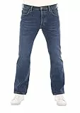 Lee Jeans Herren Stretch Bootcut Denver Jeanshose Hose Denim w34, Farbe: Aged Alva, Größe: 34W / 32L