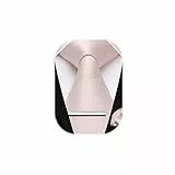 HISDERN Herren Krawatte Hochzeit Rosa Krawatten Taschentuch krawattenklammer Set Elegant Klassisch Krawatte & Einstecktuch Set