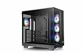 Thermaltake View 380 XL TG ARGB | Mid Tower PC‑Gehäuse | 4‑mm Tempered Glass | E‑ATX & XL‑Mainboard Support | USB‑C Front I/O | 360‑mm Radiator Support | High‑Airflow Design | Black