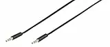 Vivanco Stereo Klinkenkabel (AUX Kabel, Audio Kabel Flachband 3,5 mm auf 3,5 mm Stecker extra schlank, schmal, dünn flexibel für Smartphone, Tablet)