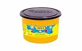 Jovi Blandiver Knete, extra weiche Knetmasse für Kinder ab 2 Jahren, schwarz, 1 Dose, 460 g
