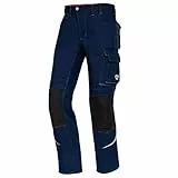 BP Comfort Plus 1803-720-110 Arbeitshose - Gummizug im Rücken - Bundfalten - Normale Passform - Größe: 58l - Farbe: nachtblau/anthrazit