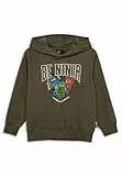 Kabooki LEGO® NINJAGO® Hoodie für Jungen - Kapuzenpullover mit Ninja-Print | Weiches Sweatshirt aus 100% Bio-Baumwolle | Bequemes Oberteil für Fans