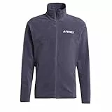 adidas Men's Terrex Multi Essentials Full Zip Fleece Jacket, Shadow Navy, L