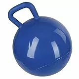 Kerbl Pferdespielball, Pferdespielzeug, Tierspielball, blau, PVC, Ø25cm, Pferde, mit Ventil, widerstandsfähig