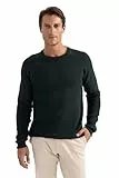 DeFacto Herren Pullover & Strickjacken - Vielseitige Pullover für Herren Standart Fit Crew Neck