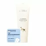 Zahncreme für Hunde – natürliche Zahnreinigung mit Kokosöl, Kurkuma & Papaya-Extrakt, sanft & effektiv, bei Zahnbelag, Zahnstein & Mundgeruch, LILADENT von LILA LOVES IT, 75 ml