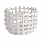BUTLERS Korb Keramik Ø16 x 12cm -Craft- Keramik Behälter | Aufbewahrung & Deko für Badezimmer, Regal, Wohnzimmer| ideal als Organizer und Behälter für die Küche