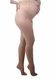 MAMSY Damen Maternity Sheer 20den Tights, Natural, XXL EU