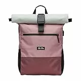 Ela Mo’s Rucksack Damen | Schön und Durchdacht | für Uni Reisen Freizeit Job | mit Laptopfach & Anti Diebstahl Tasche | Strawberry Cream
