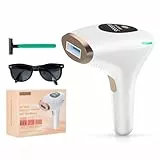 NALONE IPL Geräte Haarentfernung, Haarentfernung Laser 999.999 Lichtimpulse Damen/Herren, 1200NM Wellenlänge, Zwei Mod, Hoch Energiestufen Schmerzlos Haarentfernung für Ganzkörper
